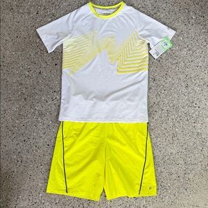 Prince White Tennis Top and matching shorts
